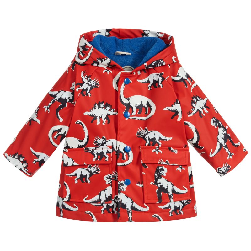 Painted Dinos Colour Changing Baby Raincoat