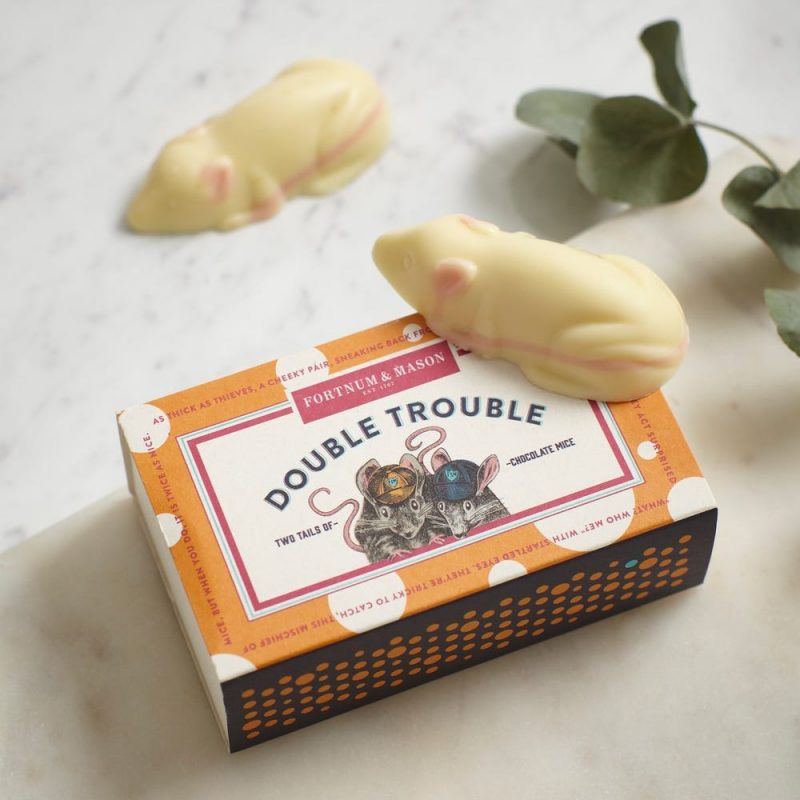 Double trouble chocolate mice from Fortnum and Mason